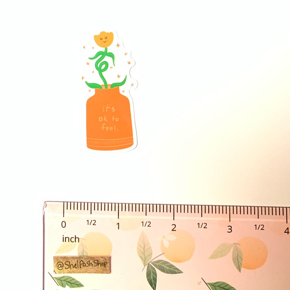 Flower Vinyl Sticker - Picture 2 of 2